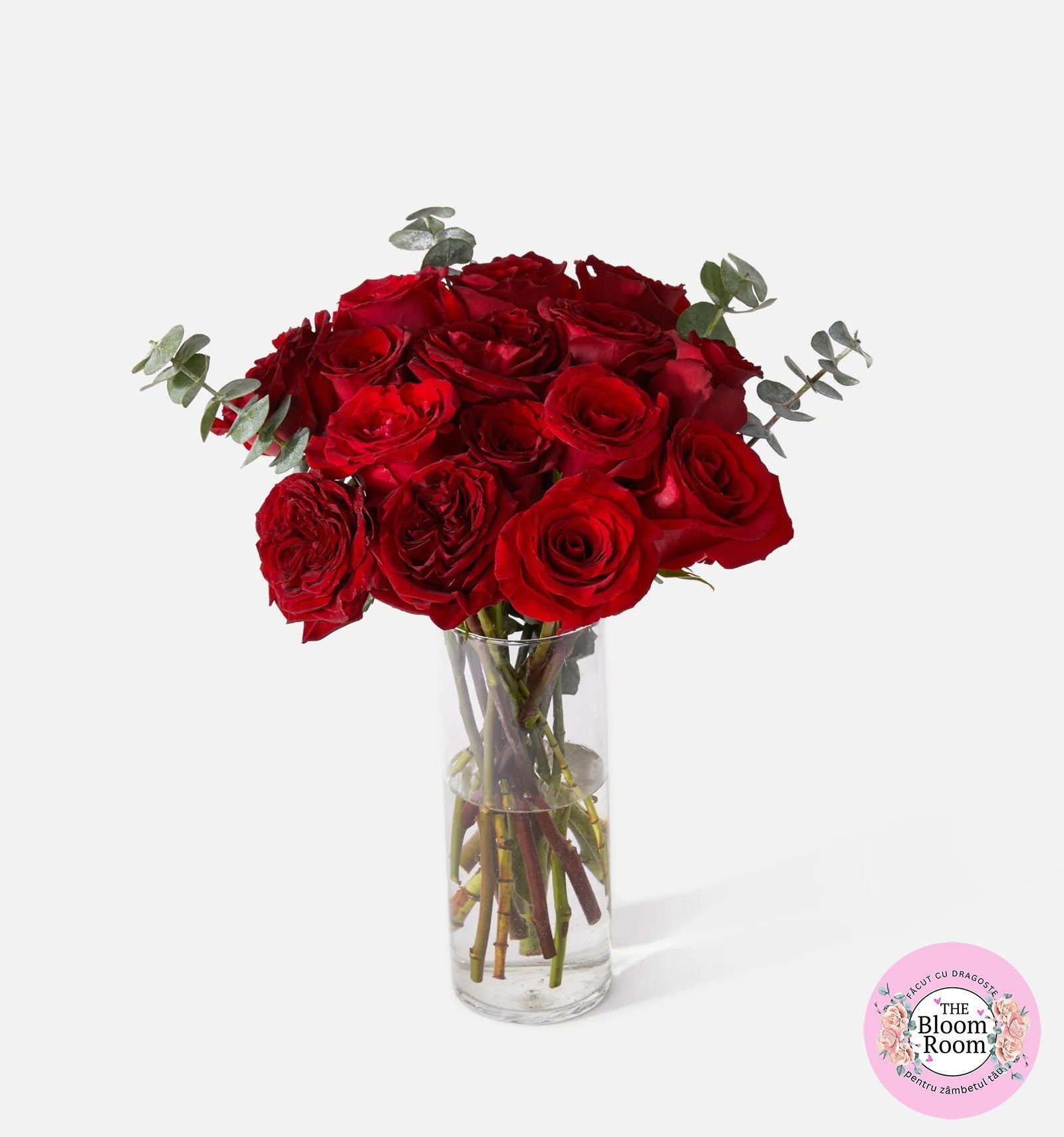 Buchete 15 Trandafiri Rosii  The Bloom Room Bucuresti,  Zone Obor